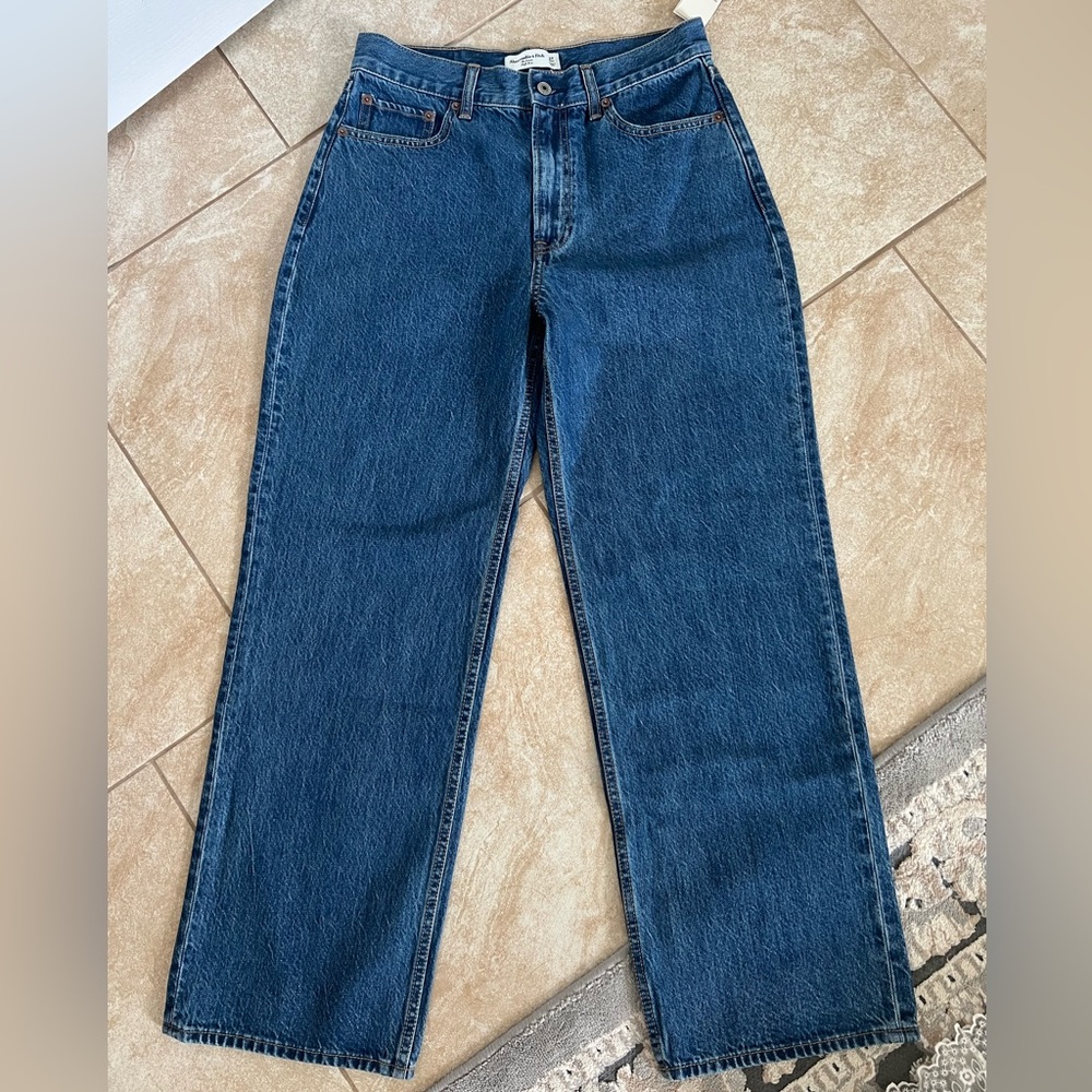 Abercrombie & Fitch Dark Blue The Loose Jeans